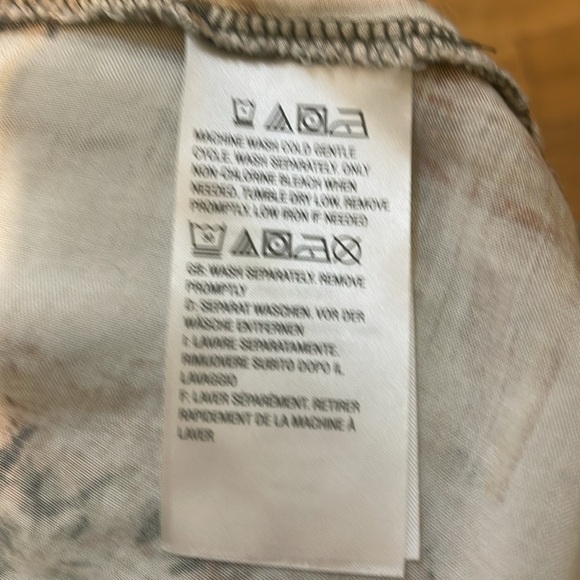 Logo Lounge - green plaid floral tunic top - pocket - stretchy- soft - size M - Picture 4 of 4